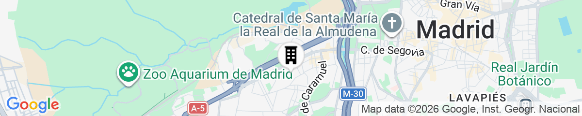 Map for Madrid Live Coworking