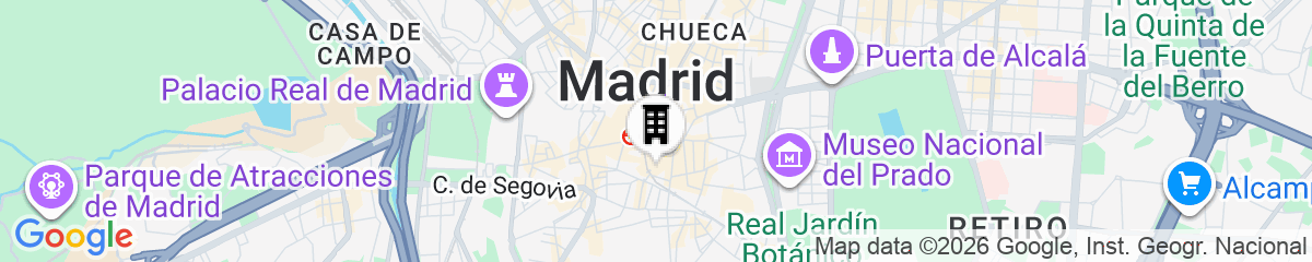 Map for Hostal JQ Madrid 1