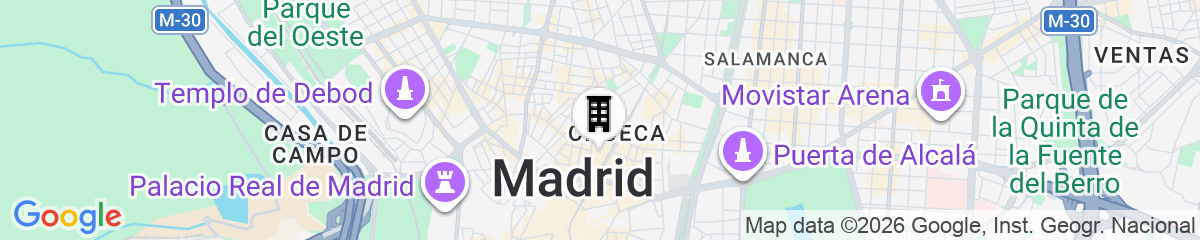 Map for Hostal Palacios Fuencarral