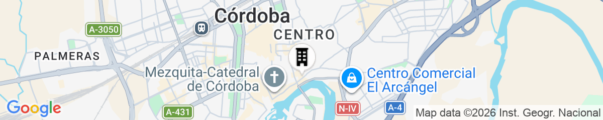 Map for Puerta de la Ribera Suites