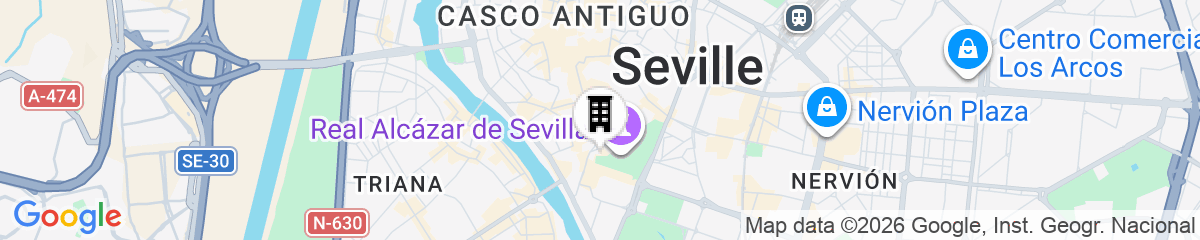 Map for Legado Alcázar Hotel