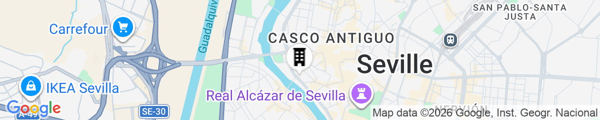 Map for Hotel Kivir Adults Recommended, Historic City Center