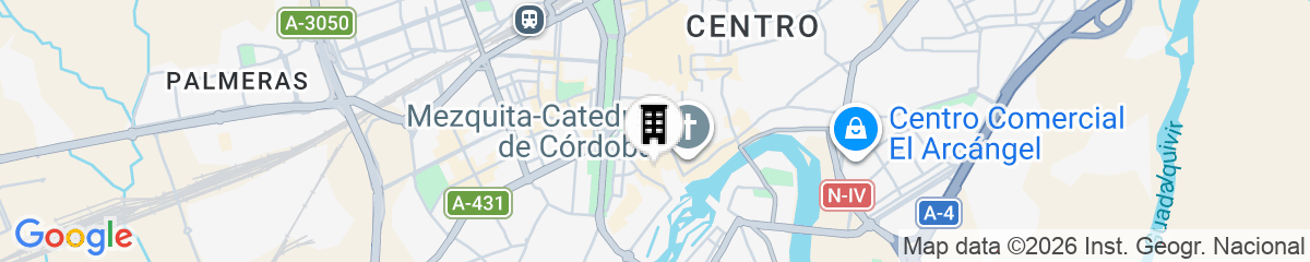Map for Las Casas de la Judería de Córdoba