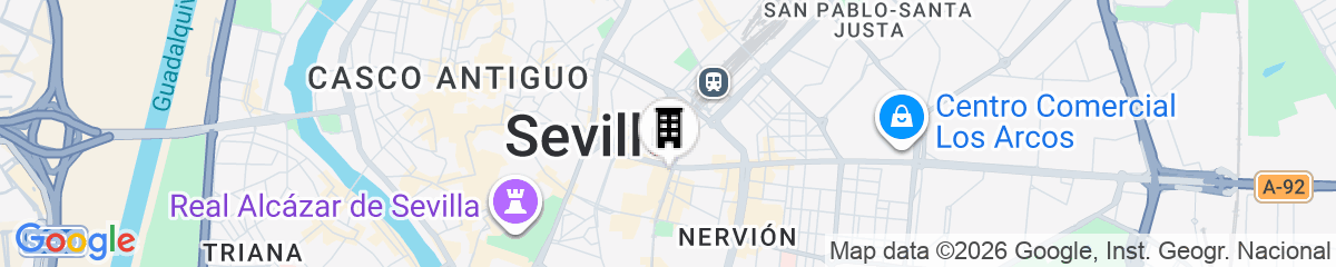 Map for Ibis Styles Sevilla Santa Justa