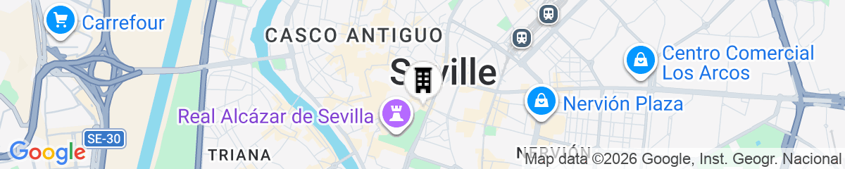 Map for Basic Hotel Doña Manuela