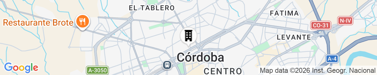 Map for Hotel Córdoba Center