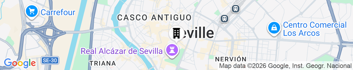 Map for Hotel Alcántara
