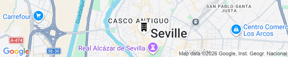 Map for Basic Hotel Sevilla Catedral