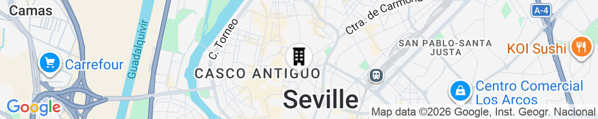 Map for La Casa del Maestro
