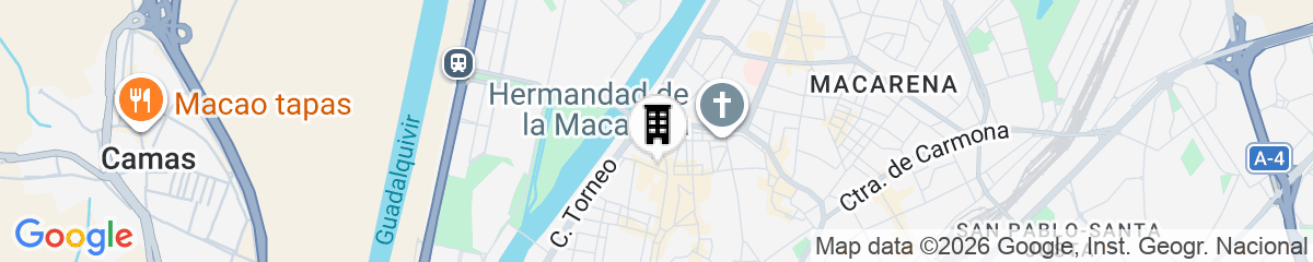 Map for Hoteles del Sur