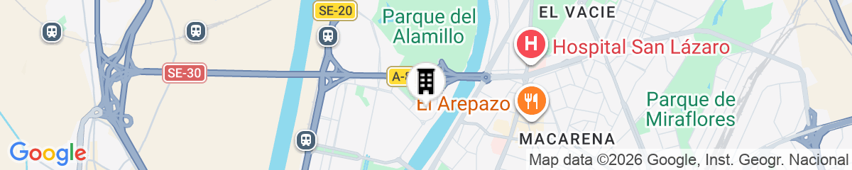 Map for Barceló Sevilla Renacimiento