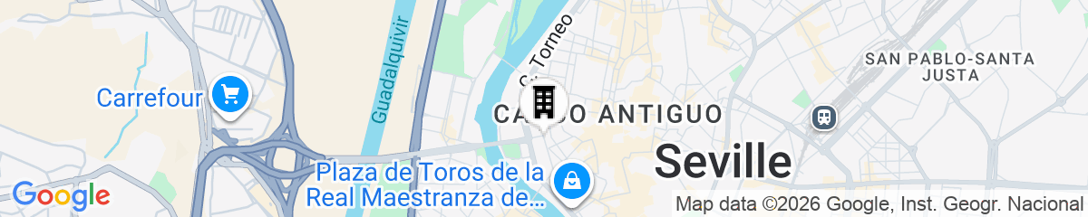 Map for NH Sevilla Plaza de Armas