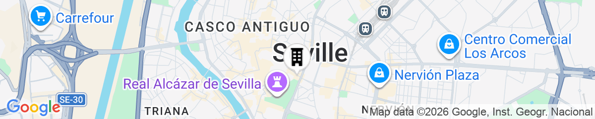 Map for Basic Hotel Puerta de Sevilla