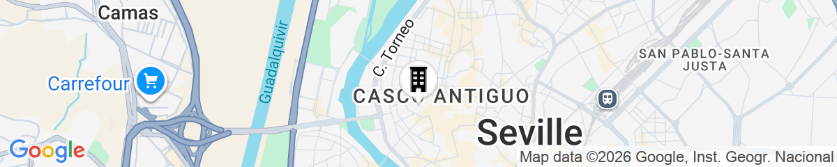 Map for Hotel Un Patio al Sur