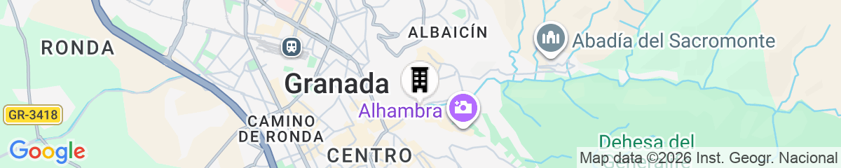 Map for Shine Albayzín Hotel