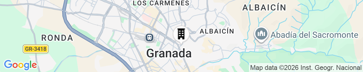 Map for Boutique Hotel Luna Triunfo Granada *NEW*