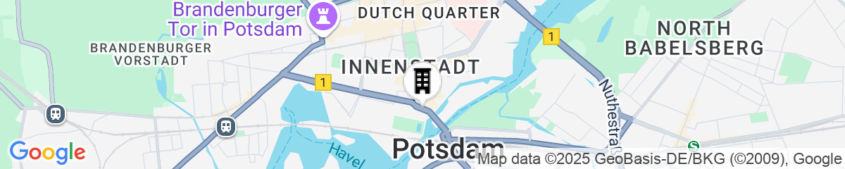 Map for Mercure Hotel Potsdam City