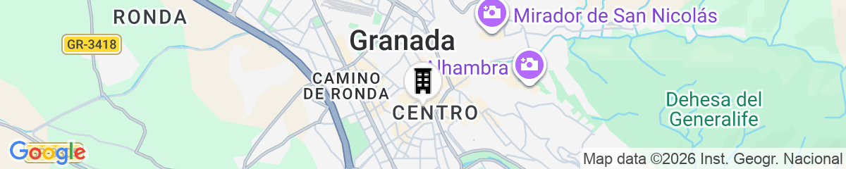 Map for Sercotel Granada Suites