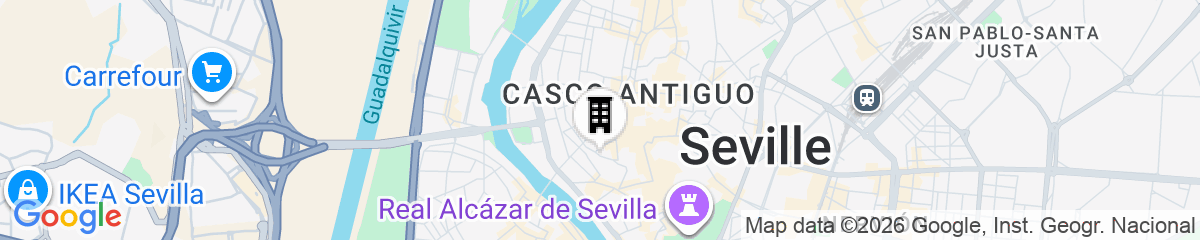 Map for MYLU SUITES by PUERTA CATEDRAL
