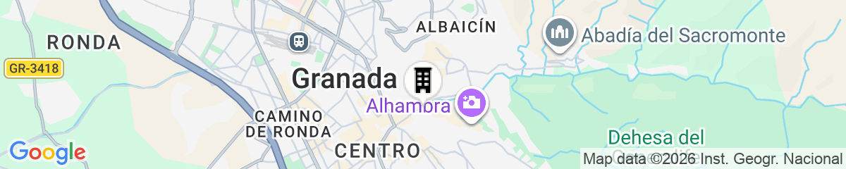Map for Limehome Granada Calle Sta. Ana