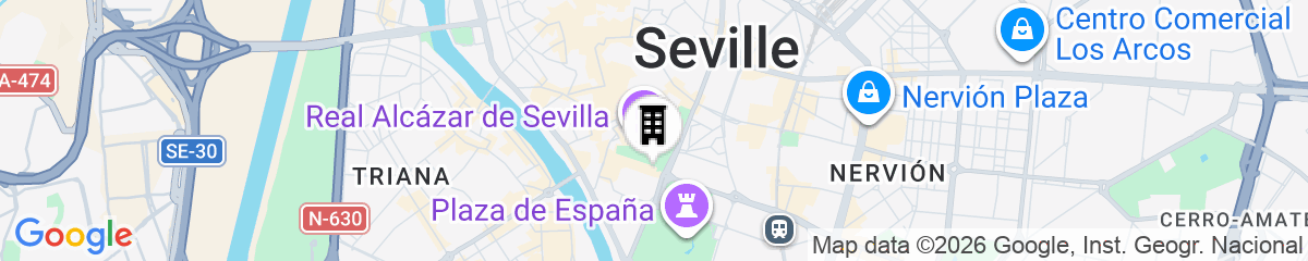 Map for Numa Seville Prestigio