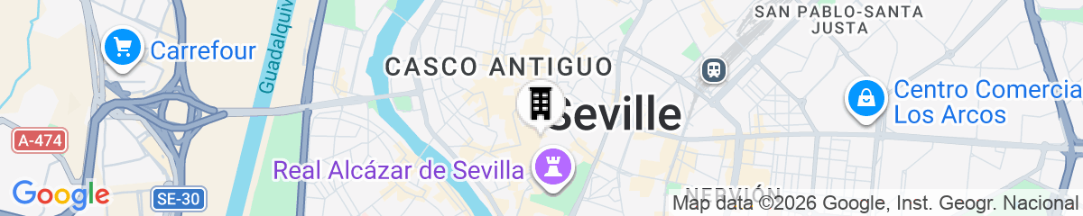 Map for U-Sense Sevilla Catedral