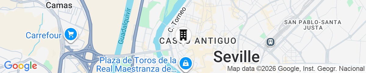 Map for Honest Sevilla Apartments