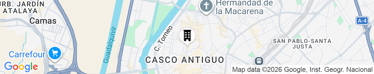 Map for Apartamentos Magna Sevilla