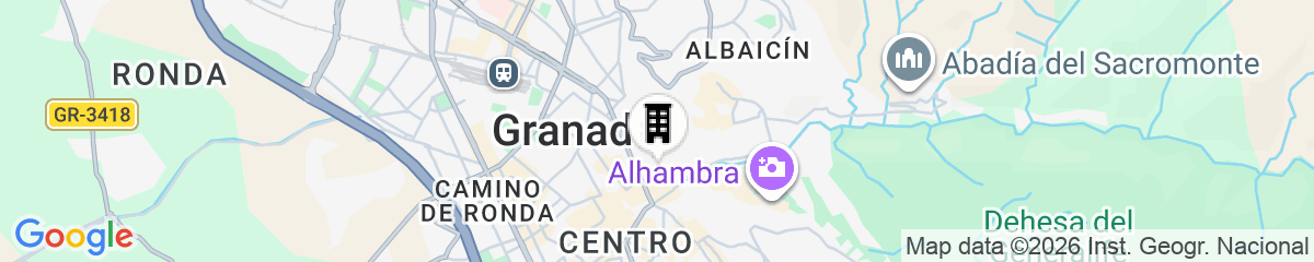 Map for Oasis Backpackers Hostel Granada