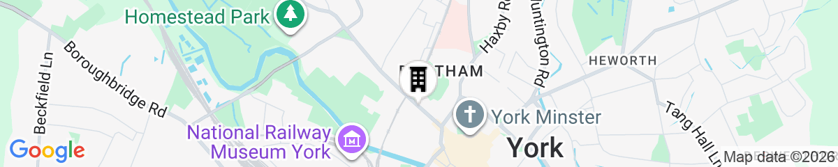 Map for The Minster Hotel York