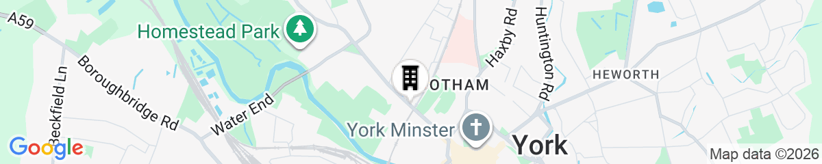 Map for The Churchill Hotel
