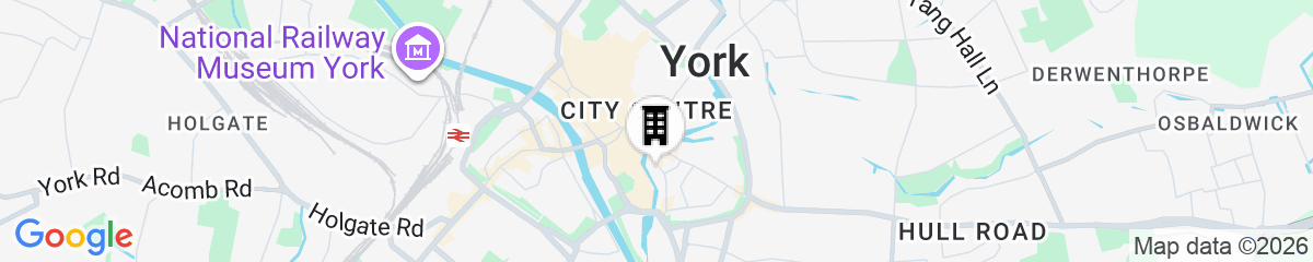 Map for Hampton by Hilton York Piccadilly