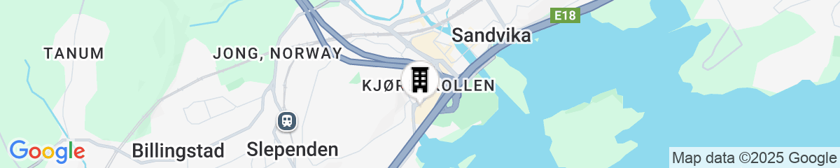 Map for Thon Hotel Oslofjord