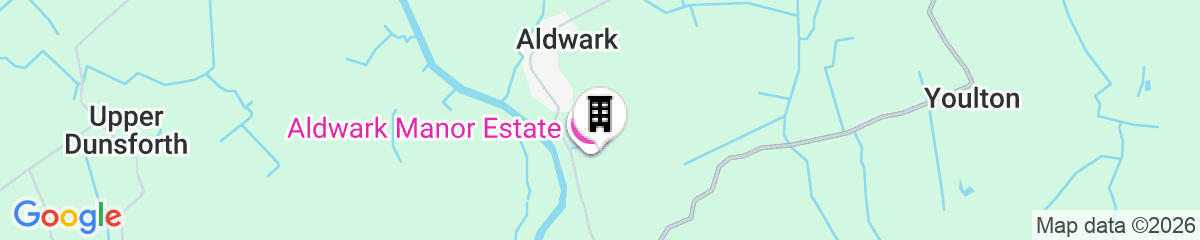 Map for Aldwark Manor Estate