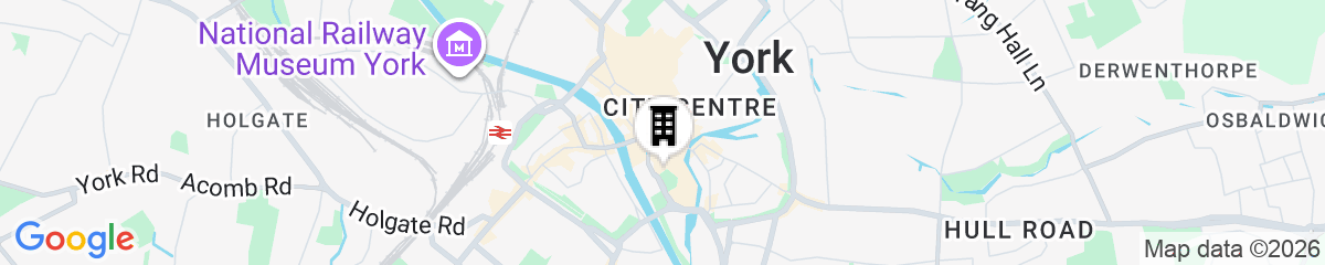 Map for Hilton York