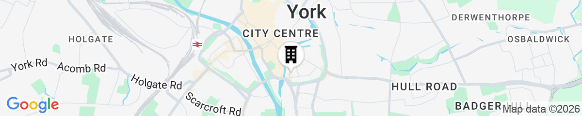 Map for Holiday Inn York City Centre by IHG