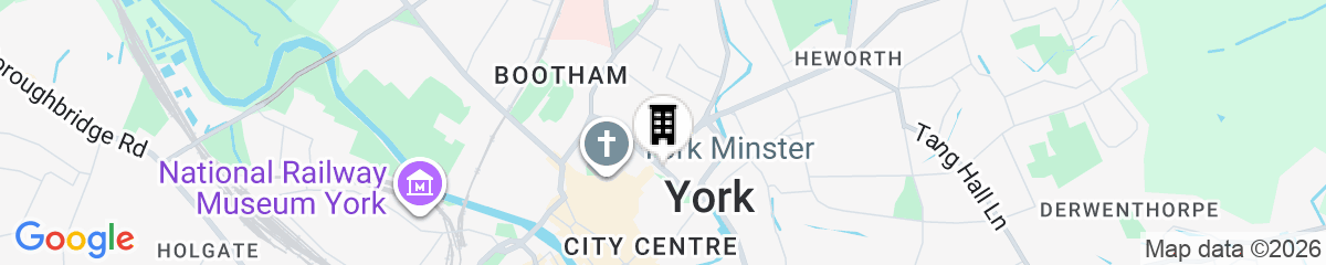 Map for DoubleTree by Hilton York