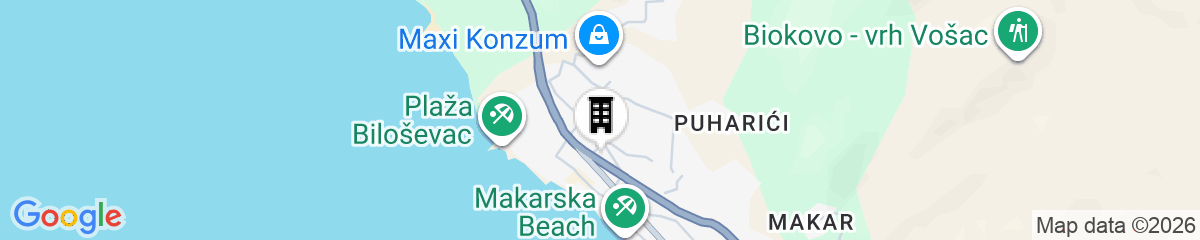 Map for Hotel Rosina