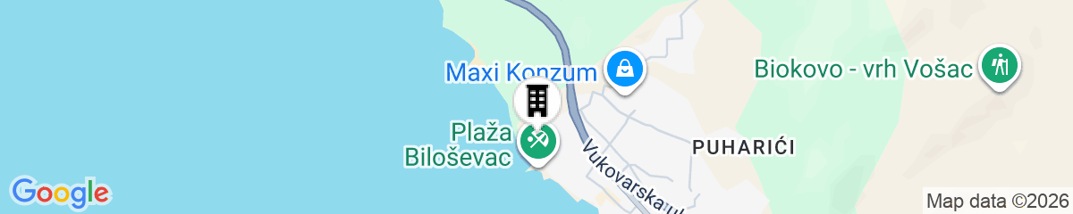 Map for Romana Beach Resort