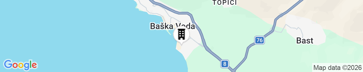 Map for Hotel Horizont