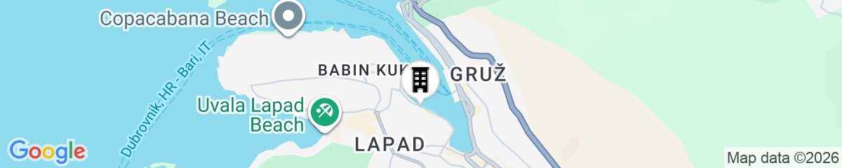 Map for Hotel Lapad