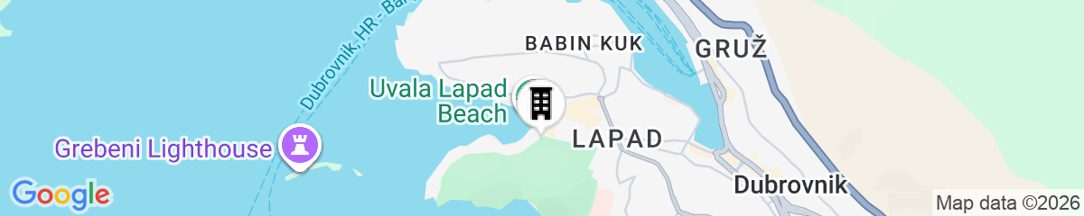 Map for Hotel Komodor