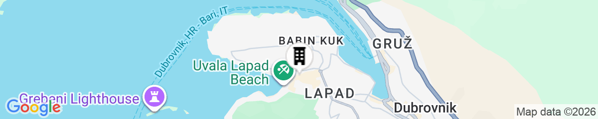 Map for Hotel Dubrovnik