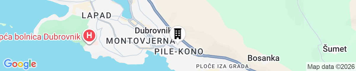 Map for Apartments Kristic