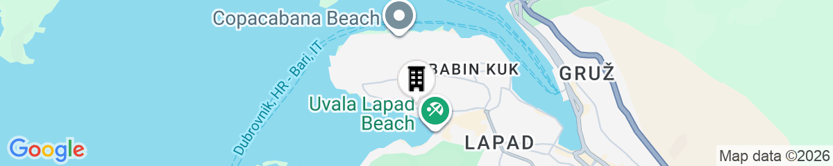 Map for Villa Katarina