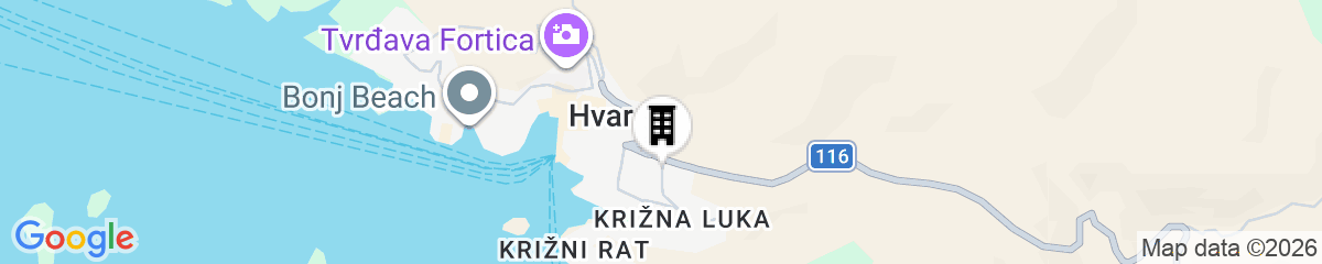 Map for Apartments Trogrlić