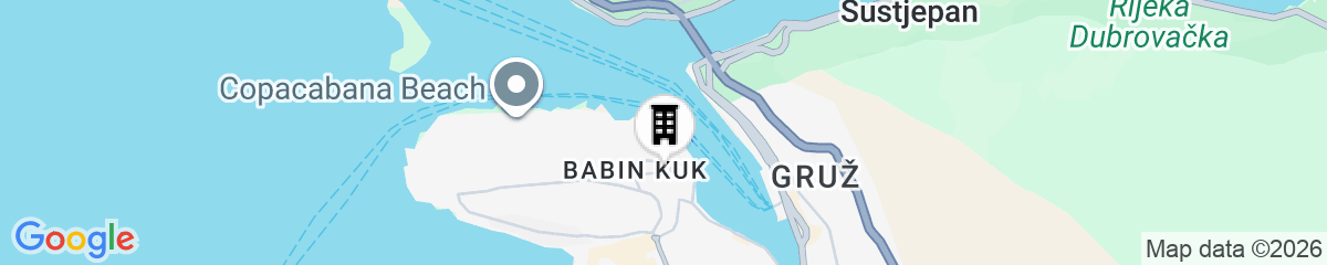 Map for Apartments Vulicevic