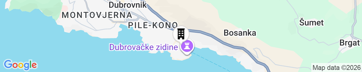 Map for Dubrovnik Old Town Apartments