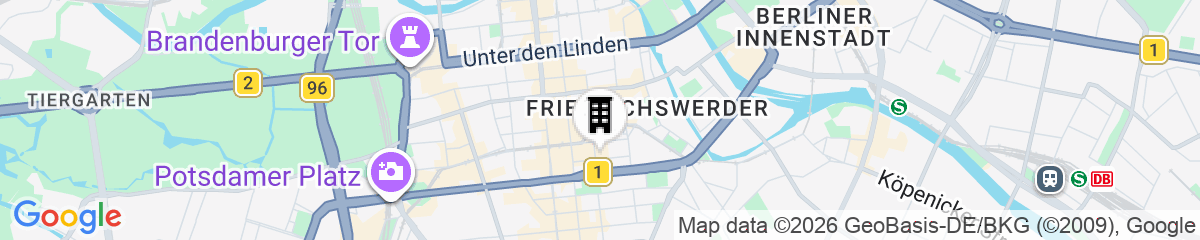 Map for Hapimag Berlin Gendarmenmarkt