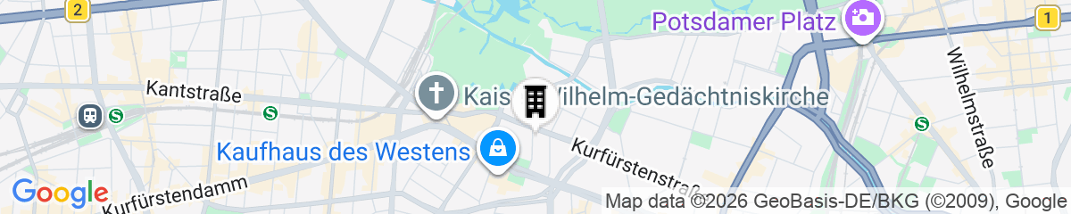 Map for Sorat Hotel Berlin